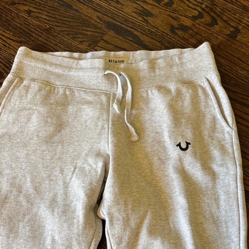 True Religion Men's Light Gray Joggers - Picture 3 of 6